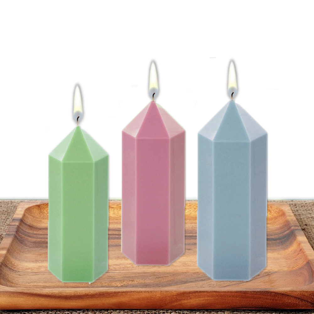 3D Hexagonal Column Candle Mol - Soap Making Kit For Beginners recension och pris
