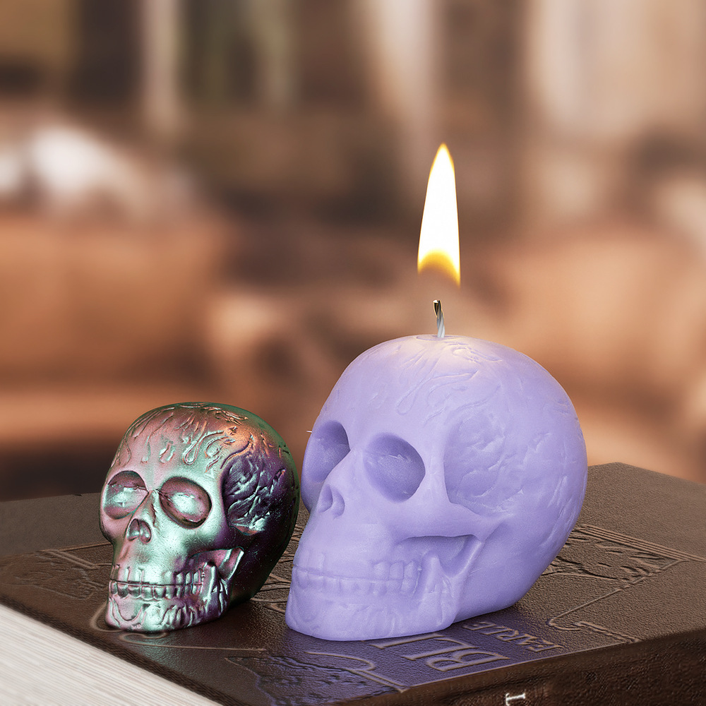 Multi Size Skull Head Silicone - Soap Making Gifts recension och pris