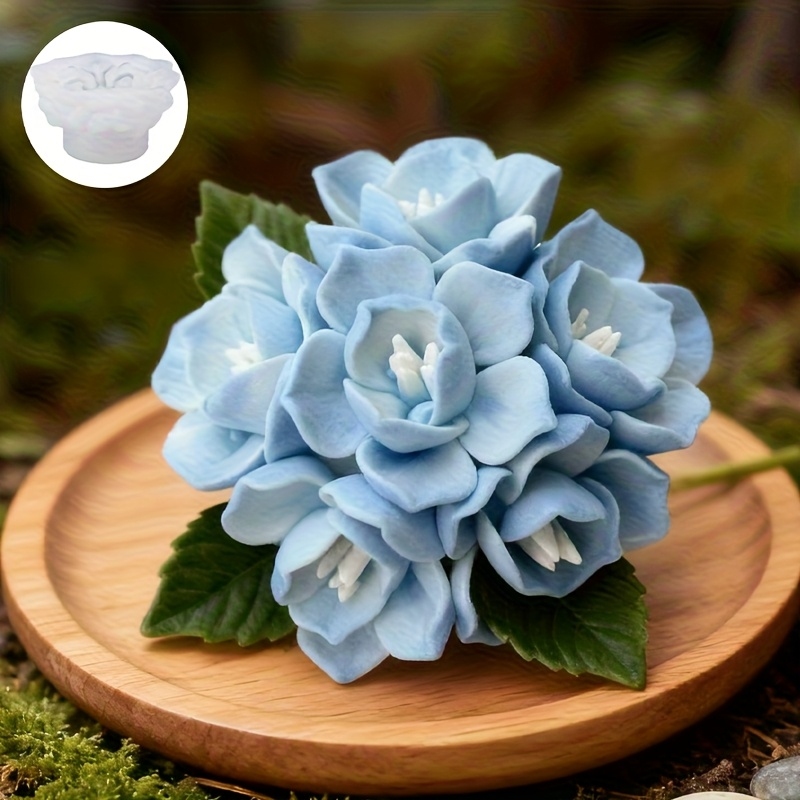 1 Hydrangea Candle Silicone Mo - Soap Making Ins recension och pris