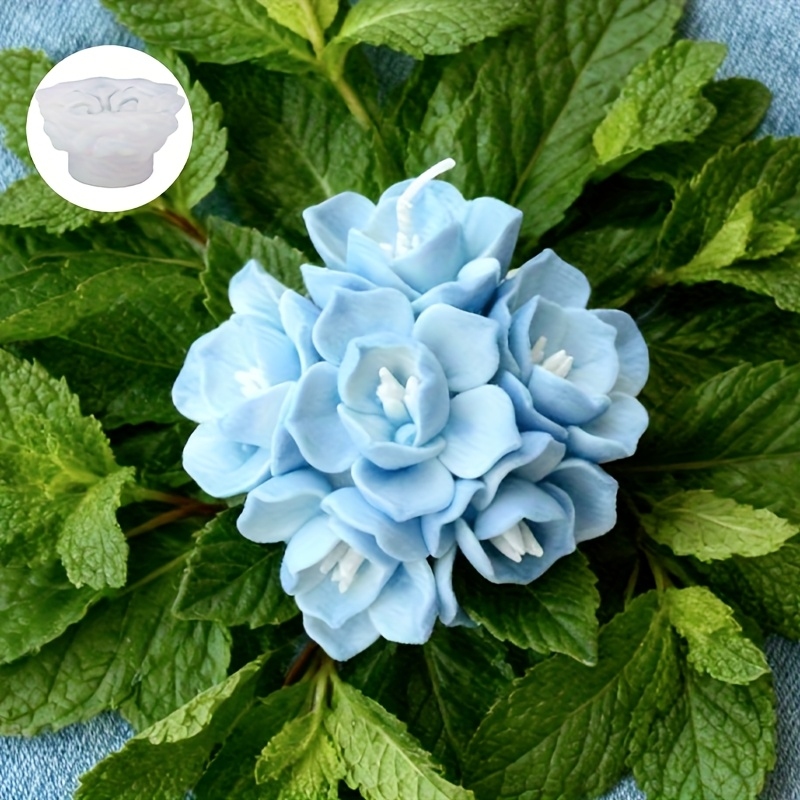1 Hydrangea Candle Silicone Mo - Soap Making Ins recension och pris