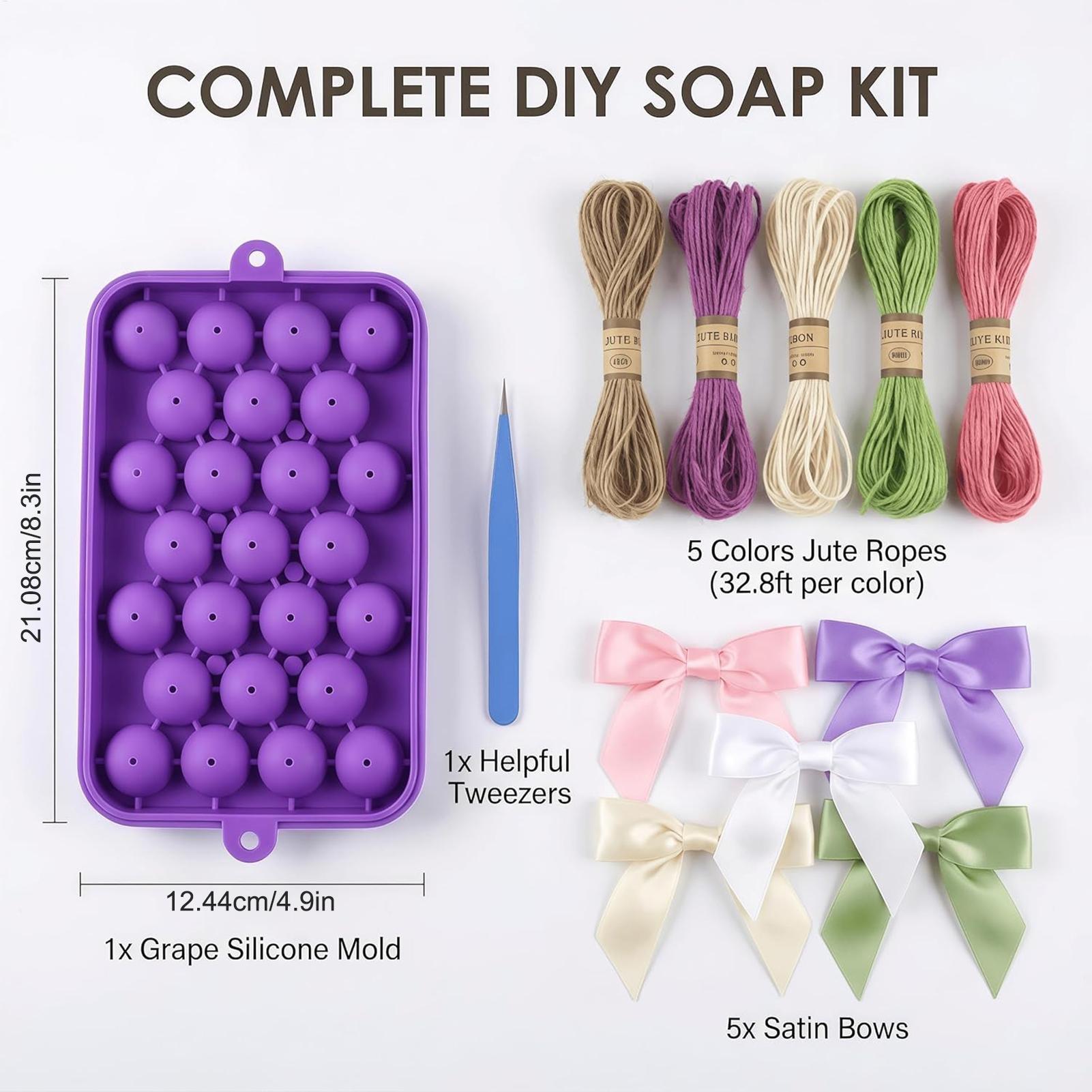 Grape Soap Mold Easy-Release F - Soap Making Kit For Beginners recension och pris