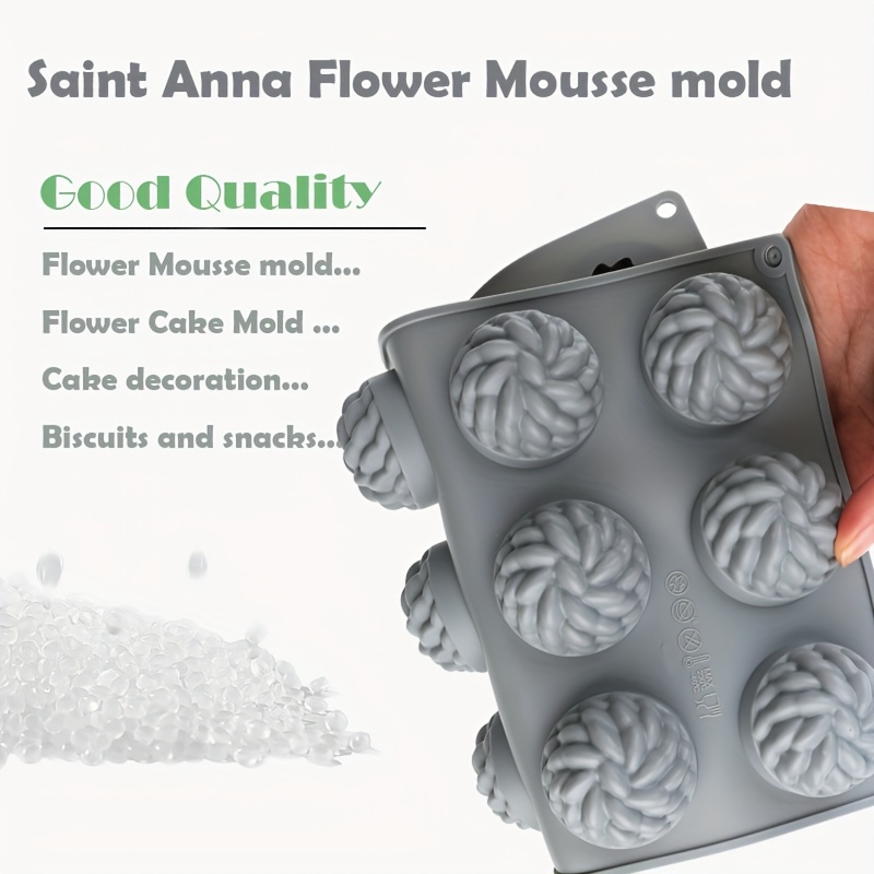 1Pc Cake Mold Santa Ana Floral - Soap Making Diy Kit recension och pris