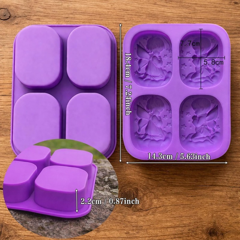 Angel Silicone Mold For Soap M - Soap Making Kit For Beginners recension och pris